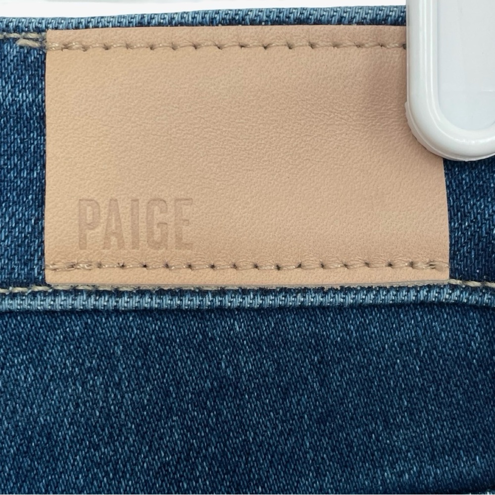 PAIGE Anessa Wide Leg Jeans Foreign Film Blue 27 NWT - Picture 9 of 16
